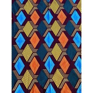 Handmade Veritable Super Java Batik African Fabric Tablecloth 43"W x 66"L